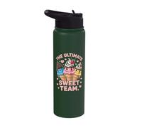 The Ultimate Sweet Team Ice Cream Lovers Stainless Steel Insulated Water Bottle