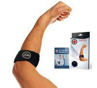 The Ultimate Tennis Elbow & Golfer's Elbow Solution - Elbow Support/Strap/Brace with Doctor Written Rehabilitation Handbook