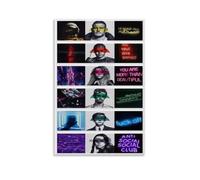 The Umbrella Academy Collage of The Cast of The TV Series Super Powers Poster Decorative Painting Canvas Wall Posters And Art Picture Print Modern Family Bedroom Decor Posters 12x18inch(30x45cm)