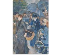 The Umbrellas by Pierre-Auguste Renoir Canvas Wall Art Retro Painting Pierre-Auguste Renoir Prints and Poster for Home Decor 40x65cm Frameless