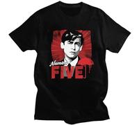The Umbrolle Acodomy Tshirt for Men Men Leisure Tshirts Novelty Number Five T-Shirts Loose Fit Cotton Tees Harajukuandise Black