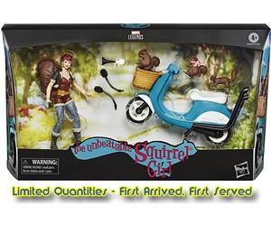 The Unbeatable Squirrel Girl + Scooter Marvel Legends Action Figure Hasbro