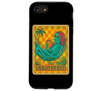 The Unbothered Retro Skeleton Tropical Checkered Design Case for iPhone SE (2020) / 7/8