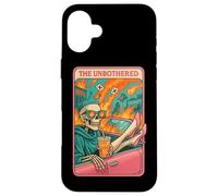 The Unbothered Tarot Skeleton Delulu Design Case for iPhone 16 Plus