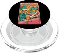 The Unbothered Tarot Skeleton Delulu Design PopSockets PopGrip for MagSafe