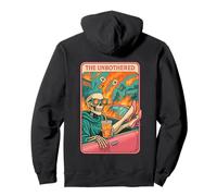 The Unbothered Tarot Skeleton Delulu Design Pullover Hoodie