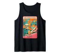 The Unbothered Tarot Skeleton Delulu Design Tank Top