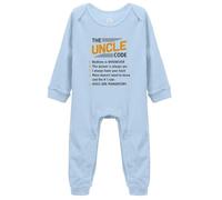 The Uncle Code Novetly Newborn Rompers Cool One-Piece Baby Footed Clothing