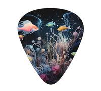 The underwater world Guitar paddles, bass guitar, electric guitar or Hawaii four strings (12 packs, thin, medium, heavy)