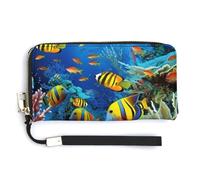 The Underwater World Tropical Fish Fashion Shopping Tote Bag,Designer Shoulder Handbags,Womens Purse Handbags,Hobo Bags Cute Storage Bag for Women, Style, 20.0*10.5cm