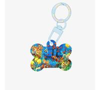 The Underwater World Tropical Fish Printing Acrylic Dog Bone Ornament,Pet Tags,Key Chain Dogs Tag for Holiday for Pet Lovers,Dogs Gift