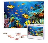 The Underwater World Tropical Fish Wooden Puzzles 1000 Pieces Personalized Jigsaw Puzzle For Adults Interesting Custom Photo Puzzles Gift For Holiday Birthday Wedding Anniversay