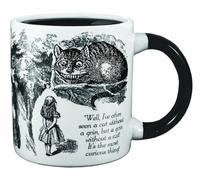 The Unemployed Philosophers Guild Disappearing Cheshire Cat Heat Transforming Color Changing Reveal Mug - Add Coffee or Tea and The Cheshire Cat Disappears Except for its Grin, Comes in a Fun Box