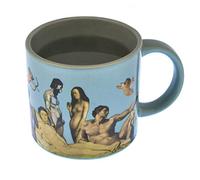 The Unemployed Philosophers Guild Great Nudes Mug, Blue, 16 Ounce
