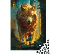 The Unexpected Friendship 1000-Piece Puzzle for Adults, 52x38cm/1000pcs; A Weekend Activity at Your Own Pace; Clean White Card Pieces for Sorting