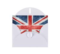 The Union Flag Pattern print Double sided pearl thank-you card, party invitation card, fit for all occasions