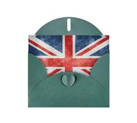 The Union Flag Pattern print Double sided pearl thank-you card, party invitation card, fit for all occasions