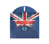 The Union Flag Pattern print Double sided pearl thank-you card, party invitation card, fit for all occasions