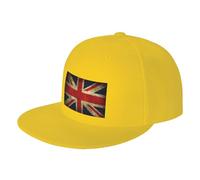 The Union Jack British Flag Dad Cap Washed Peak Cap Soft Trucker Hat for Travel Hunting Golf