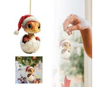The Unique And Decorated Acrylic Pendant With Patterns Ribbon Diameter Suitable For Indoor Outdoor Decoration Holiday Party Decoration! Stain Glass Window Hanging Chain (C, One Size)