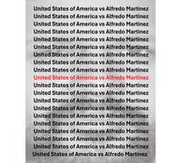 The United States vs Alfredo Martinez