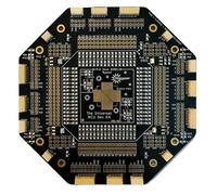 The Universal MCU Dev Kit by Stargazer: 16, 32, 64 Pin QFP/QFN MCU Breakout with 5V, 3.3V, 1.8V, and ADJ Voltage Rails and 37.768 kHz and 8 MHz Oscillators for All MCUs (STM32, PIC, etc)