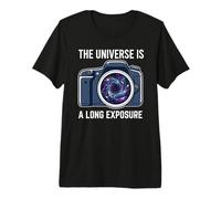 The Universe is A Long Exposure Space Photographer Premium T-Shirt