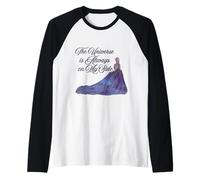 The Universe is Always on My Side Raglan Baseball Tee
