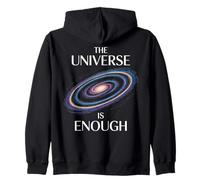 The Universe Is Enough Cosmic Design Zip Hoodie