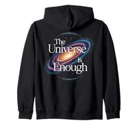 The Universe Is Enough Cosmic Design Zip Hoodie
