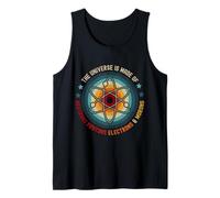 The Universe Is Made Of Neutrons Protons Electrons & Morons Tank Top