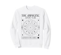 The Universe Social Club (Astrology Zodiac Sign Graphic) Sweatshirt