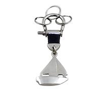 THE Unltd India Antique Anchor Keychain - Handmade Nautical Metal Key Holder with Quick Release Clip, Vintage Marine Style Strong Car & Bike Key Organizer for Men and Women (10.6 x 3.5 cm)