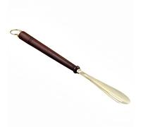 THE Unltd India shoe horn long handled, Brass Shoe Helper for Men & Women - Handmade Gift for Her & Him, Travel & Daily Comfort - 46 cm