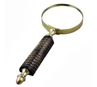 The Unltd India Vintage Magnifying Glass, 10X magnification, Shatterproof Glass and Wood Handheld for Better Grip and Non-Slip Handle Multipurpose Use Like Reading, Art, Nature (Multi)