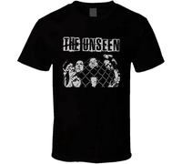 The Unseen Punk Rock Retro Music Band Cool Party T Shirt T-Shirt Black S