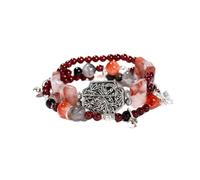 THE UNTAMED Heaven Officials Blessing Lucky Bracelet, Multi-Strand Beaded Bracelet with Natural Gemstones (Hua Cheng)