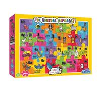 The Unusual Alphabet | 24 Piece Giant Floor Puzzle | Education Jigsaw for Children | Premium 100% Recycled Board | Bright, Colourful Puzzle for Boys & Girls | Great Gift for Young Kids | Gibsons Games