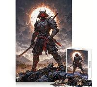 The Unwavering Samurai 1000 Piece Jigsaws for Teenagers Puzzle Mind Challenge Toy Calm Pastime Precise Cut Lovely Gift (38x52cm)