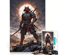 The Unwavering Samurai 1000 Piece Jigsaws for Teenagers Puzzle Mind Challenge Toy Calm Pastime Precise Cut Lovely Gift (38x52cm)
