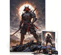The Unwavering Samurai for Adults 1000 Piece Jigsaw Puzzle Pure Logic Toy Peaceful Time Sharp Cut Heartfelt Gift (38x26cm)