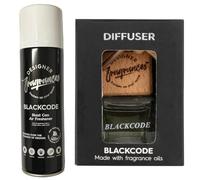 The Urban Company Air Freshener Black Code Designer Fragrances Spray + Diffuser 300ml Car Home
