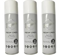 The Urban Company Air Freshener Blast Can 3 x Fresh Linen Designer Fragrances Spray 300ml Car Home