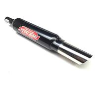 The Urban Company Cherry Bomb Universal Performance Exhaust Back Box Slash Cut Black Std Fits Ford