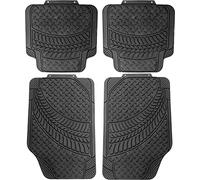 The Urban Company Rubber Car Mats Set To Fit Mazda 3 Heavy Duty Tyre Tread Design Set Of 4