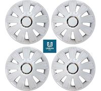 The Urban Company Wheel Trim Cover Inferno 15" To Fit Skoda Fabia Scout Gloss White Set Of 4