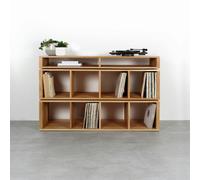 The Urban Editions Corston Turntable Stand - Walnut - Medium 120cm (47") wide