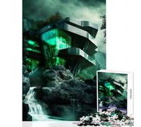 The Urban Oasis Jigsaw Puzzles 1000 Pieces for Teenagers Boost Memory And Cognitive Function Calm Peaceful Leisure Activity (50X75cm)