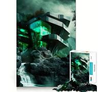The Urban Oasis Jigsaw Puzzles for Adults 1000 Pieces Brain Challenge Toy Quiet Fun Precise Cut Wall Art Decor (38x26cm)