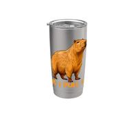 The Urban Rescue Ranch - Funny Capybara Ok I Pull Up Tee Stainless Steel Insulated Tumbler